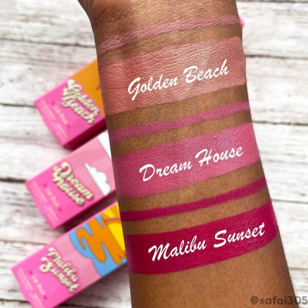 Kit de Labiales Malibu Sunset Colección Barbie Malibu Colourpop - Imagen 2