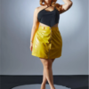 Falda Glamour Cuerina con Cierre - Imagen 4