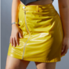 Falda Glamour Cuerina con Cierre - Imagen 2