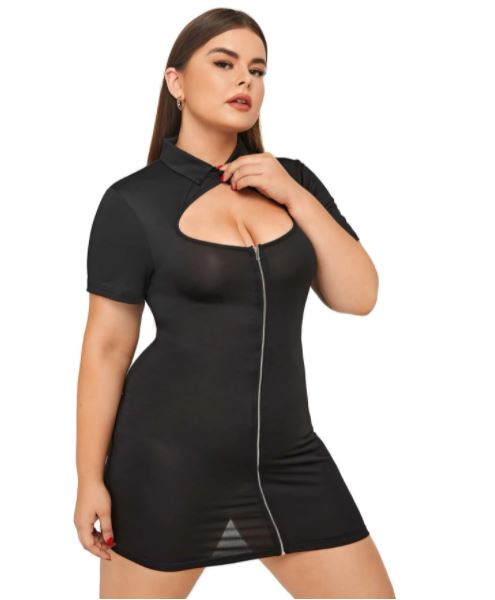 Disfraz de policia sexy deluxe - talla grande mujer