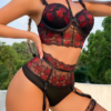 Conjunto Lenceria Incluye Medias - Imagen 6