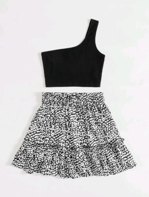 Conjunto Crop Top con Falda - Imagen 4